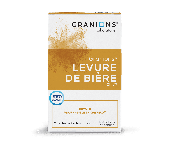 Levure de bière Zinc Granions - boite de 60 gélules