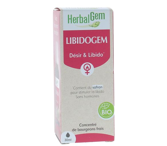Libidogem désir & libido femme bio Herbalgem - flacon compte-gouttes de 30ml - image 1