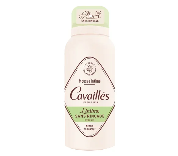 Mousse intime sans rinçage hydratant Cavaillès - flacon de 100ml