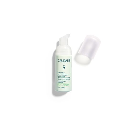 Mousse nettoyante vinoclean fleur de vigne Caudalie - flacon pompe de 50 ml
