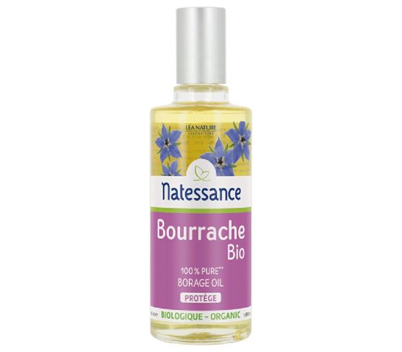 Huile de bourrache bio Natessance  - flacon de 50 ml
