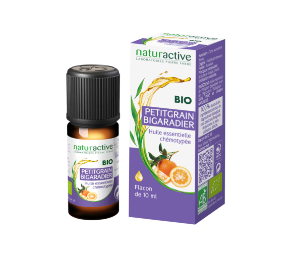 Huile essentielle de Petit grain bigaradier bio Naturactive - flacon de 10 ml