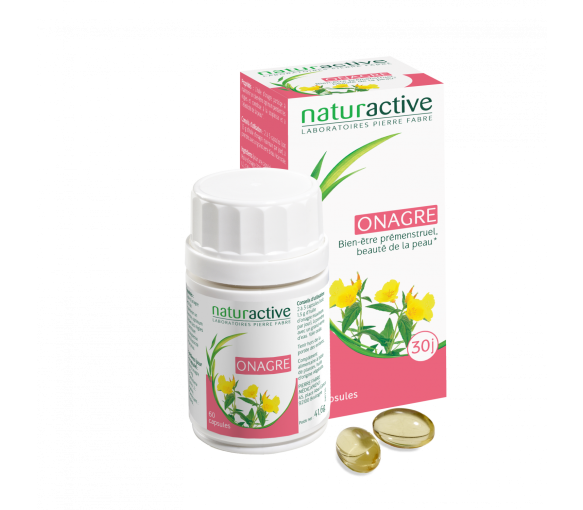 Elusanes Huile d'onagre Naturactive - boîte de 60 gélules