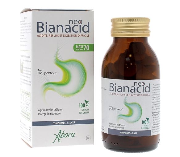 NeoBianacid acidité et reflux Aboca - flacon de 70 comprimés - image 1