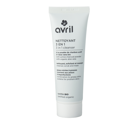 Nettoyant 3 en 1 bio Avril - tube de 50 ml