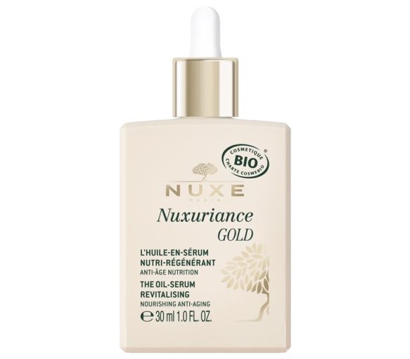 Nuxuriance Gold L'huile-en-sérum nutri-régénérant bio Nuxe - flacon-pipette de 30 ml - image 1