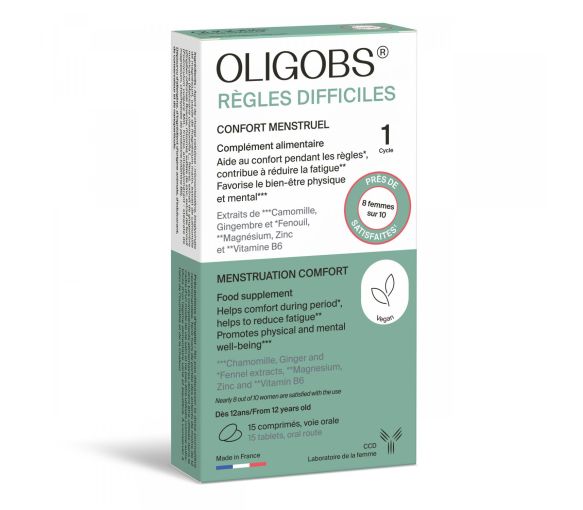 Oligobs règles difficiles CCD - boîte de 15 comprimés - image 1