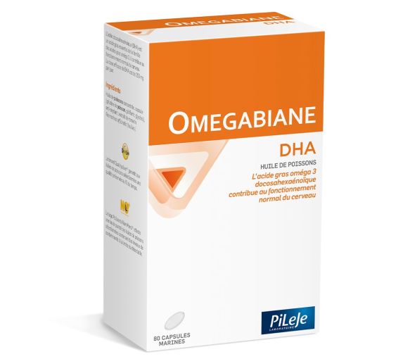 Omegabiane DHA Pileje - boîte de 80 capsules