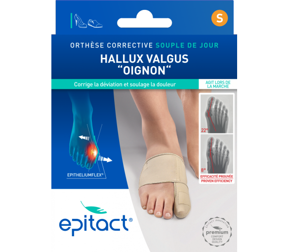 Orthèse corrective Hallux Valgus Taille S souple de jour Epitact - 1 unité - image 2