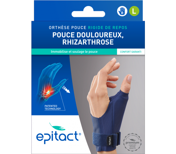 Orthèse pouce droit L rigide de repos Epitact - 1 unité - image 2