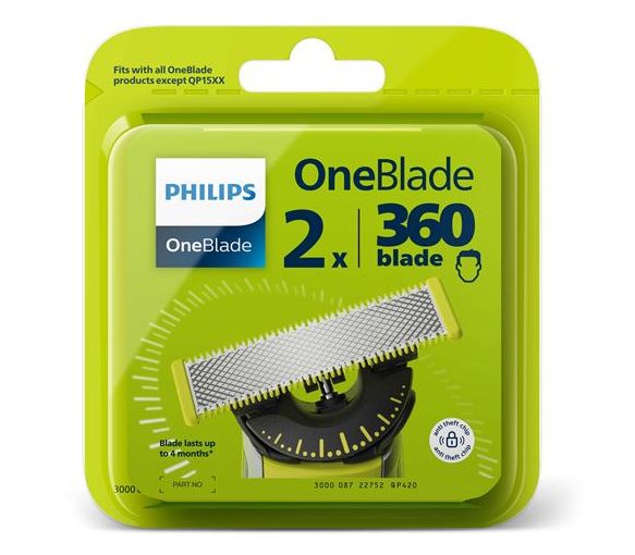 Lames de rechange One Blade QP420/50 Philips - 2 lames - image 1