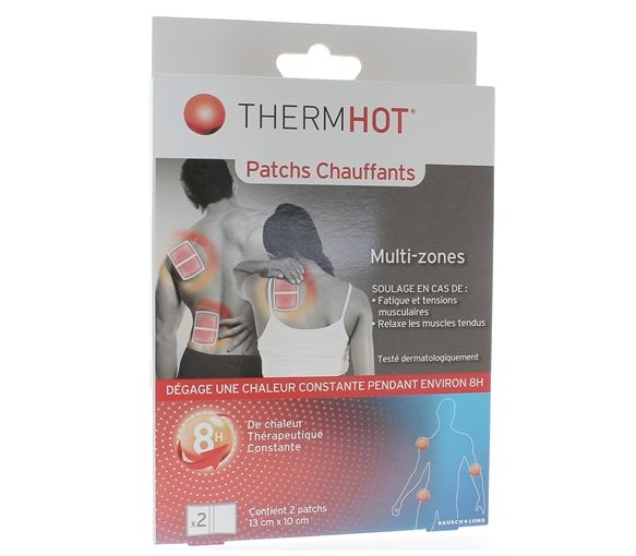Patchs chauffant multi-zones Therm°hot - boîte de 2 patchs