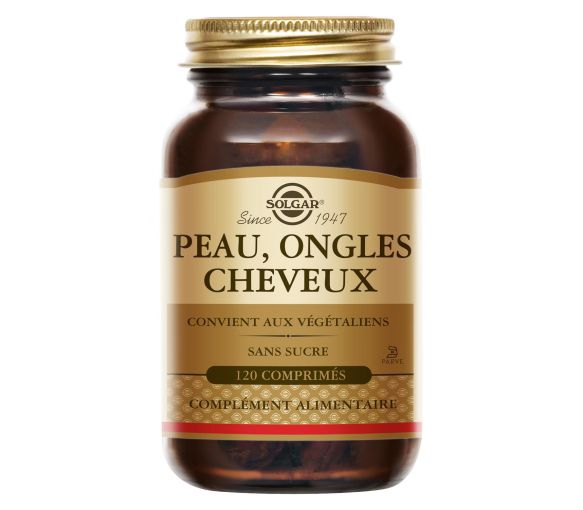 Peau, ongles et cheveux Solgar - boîte de 120 comprimés - image 1