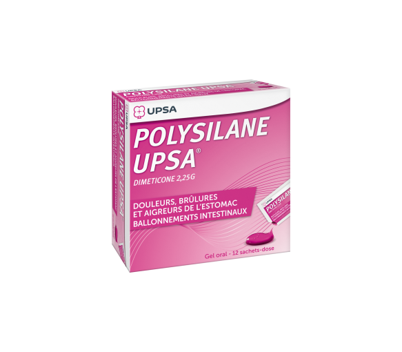 Polysilane gel oral en sachet-dose Upsa - boite de 12 sachets-doses