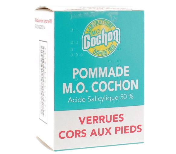 Pommade cochon verrues cors aux pieds - pot de 10 g