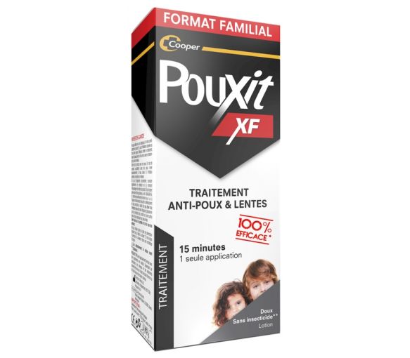 Lotion anti-poux et lentes XF Pouxit - flacon de 200 ml - image 1