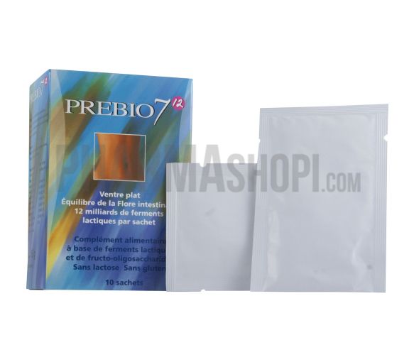 Prebio 7 12 ventre plat Nutrition Concept - boîte de 10 sachets