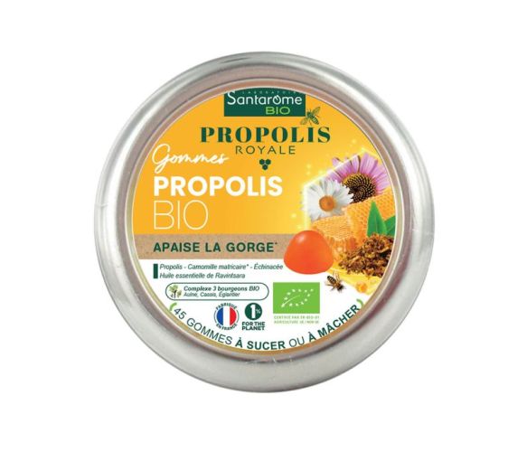Propolis Royale Propolis Gommes bio Santarome - boîte de 45 gummies - image 1