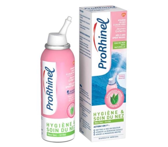 Prorhinel hygiène du nez à l'aloe vera jeunes enfants - spray de 100 ml