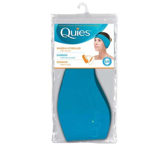 Protection auditive bandeau d'oreilles petite taille bain et sport Quies - 1 bandeau