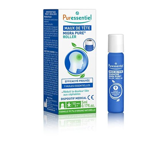 Migra Pure maux de tête Puressentiel - roller de 5ml - image 1