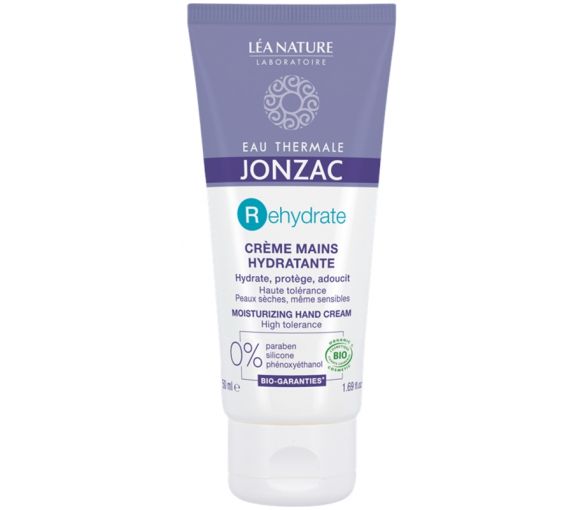 REhydrate Crème mains hydratante bio Eau de Jonzac - tube de 50 ml