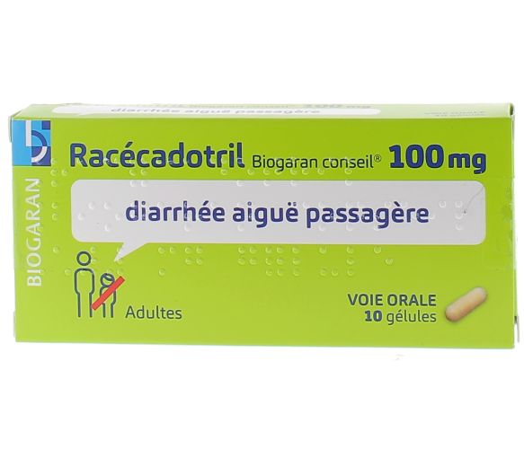 Racécadotril Biogaran Conseil 100 mg – 10 gélules
