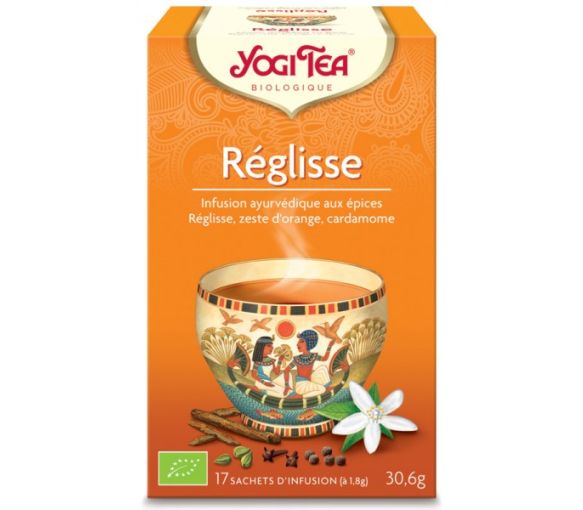 Réglisse BIO Yogi Tea - boite de 17 sachets