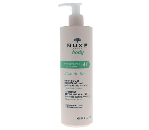 Rêve de thé Lait hydratant ressourçant Nuxe - flacon pompe de 400 ml offre spéciale - image 1