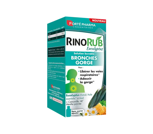 RinoRub eucalytpus bronches Forté Pharma - flacon de 200ml - image 1
