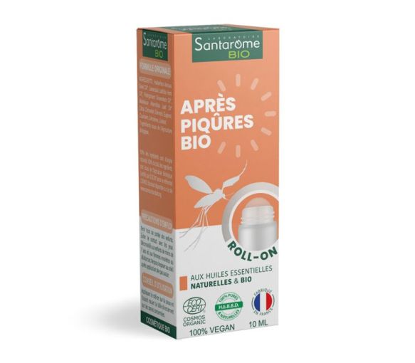 Roll-on aux huiles essentielles Après piqûres bio Santarome - roll-on de 10ml - image 1