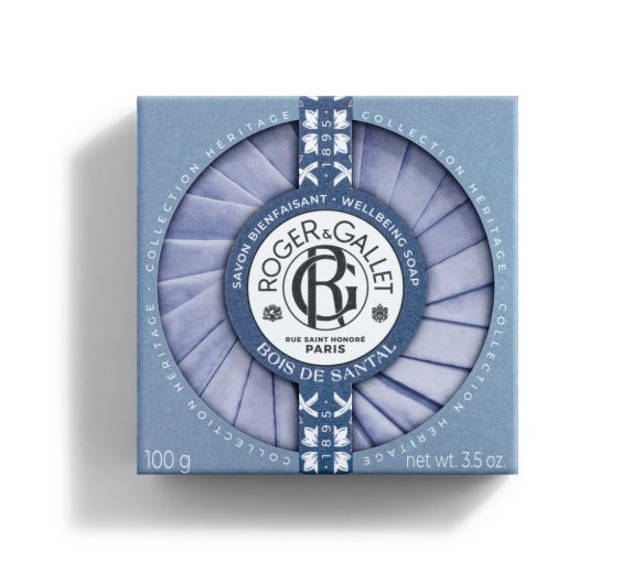 Savon bienfaisant Bois de Santal Roger & Gallet - pain solide de 100 g - image 1