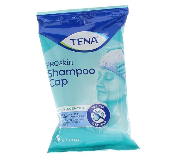 Shampoo Cap proskin Tena - 1 coiffe lavante jetable - image 1