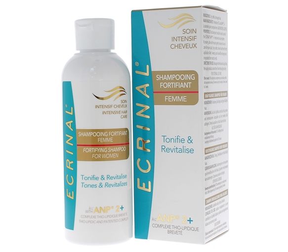 Shampooing fortifiant femme ANP 2+ Ecrinal - flacon de 200ml - image 1