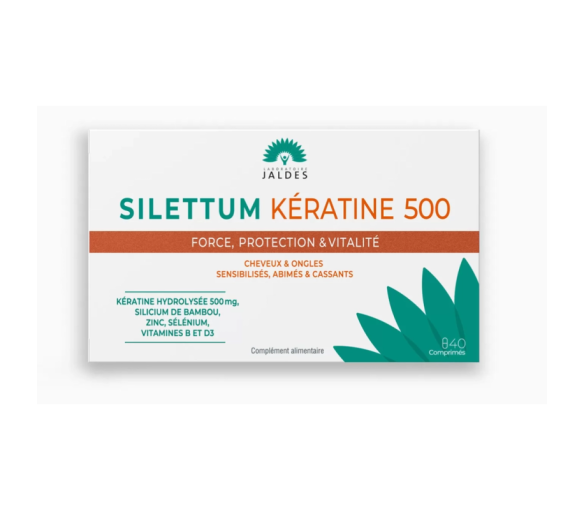 Silettum kératine 500 Jaldes - boite de 40 comprimés