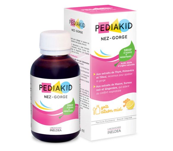 Pediakid nez-gorge goût miel citron - flacon de 125 ml - image 1