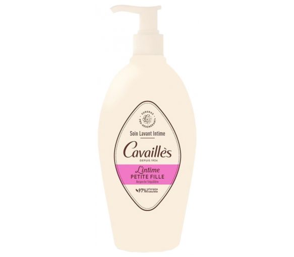 Soin lavant intime petite fille Rogé Cavaillès - flacon-pompe de 250 ml