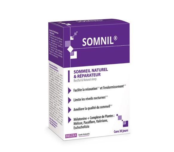 Somnil sommeil naturel et réparateur Ineldea - boîte de 30 gélules - image 1