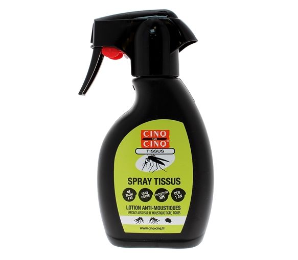 Spray anti-moustiques tissus Cinq sur Cinq - spray de 250 ml