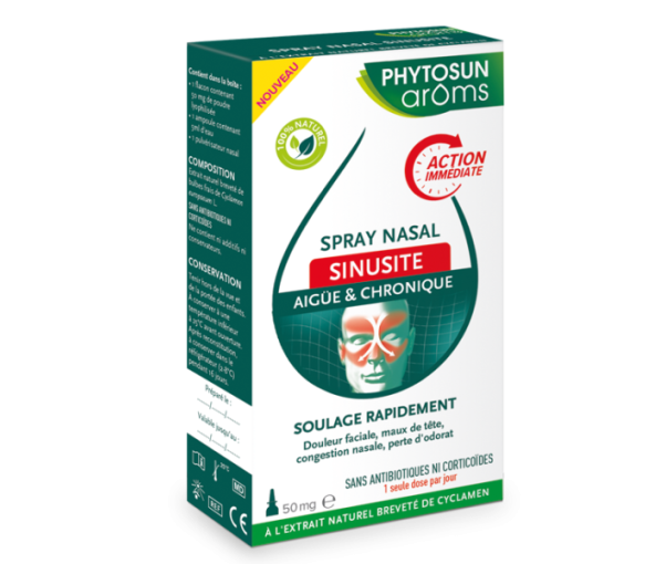 Spray nasal sinusite Phytosun Arôms - spray de 50mg