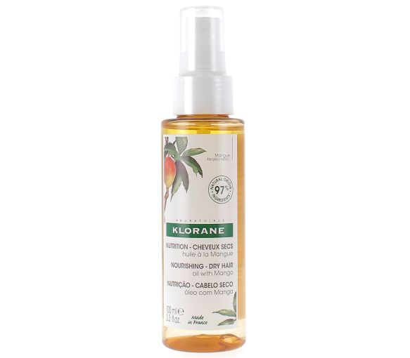 Spray nutrition cheveux secs huile à la mangue Klorane - spray de 100 ml - image 1