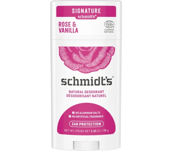 Déodorant naturel rose vanille Schmidt's - stick de 75 g - image 1