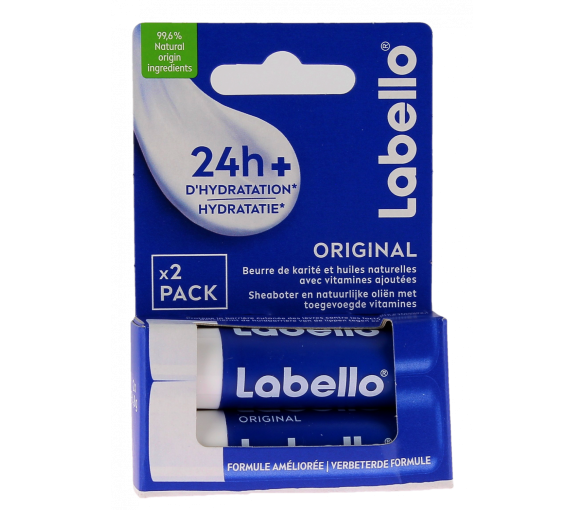 Stick à lèvres Original Care 24h Labello - lot de 2 sticks - image 1