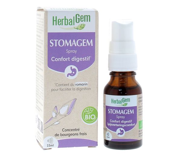 Stomagem bio confort digestif Herbalgem - spray de 15 ml - image 1