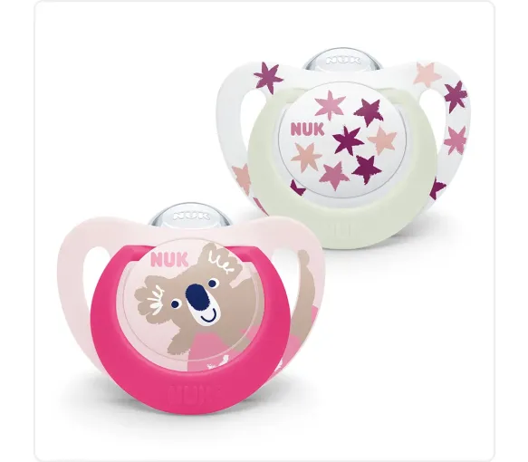 Sucette Starlight day & night 6-18mois NUK - lot de 2 sucettes - image 1