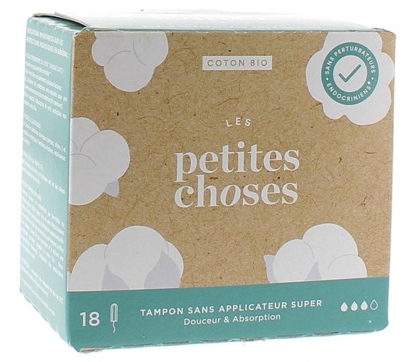 Tampon sans applicateur super Les Petites Choses - Boite de 18 tampons