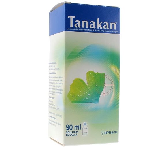 Tanakan solution buvable Ipsen - flacon de 90 ml