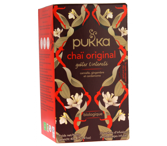 Chaï original bio Pukka - boite de 20 sachets