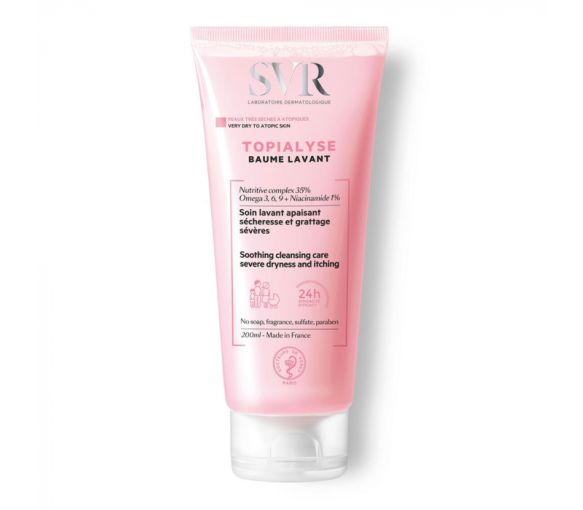 Topialyse Baume lavant peaux très sèches SVR - tube de 200ml