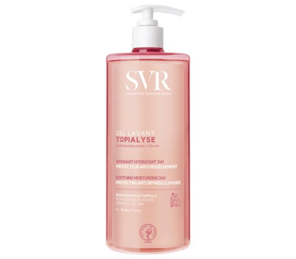 Topialyse gel lavant SVR - flacon pompe de 1L